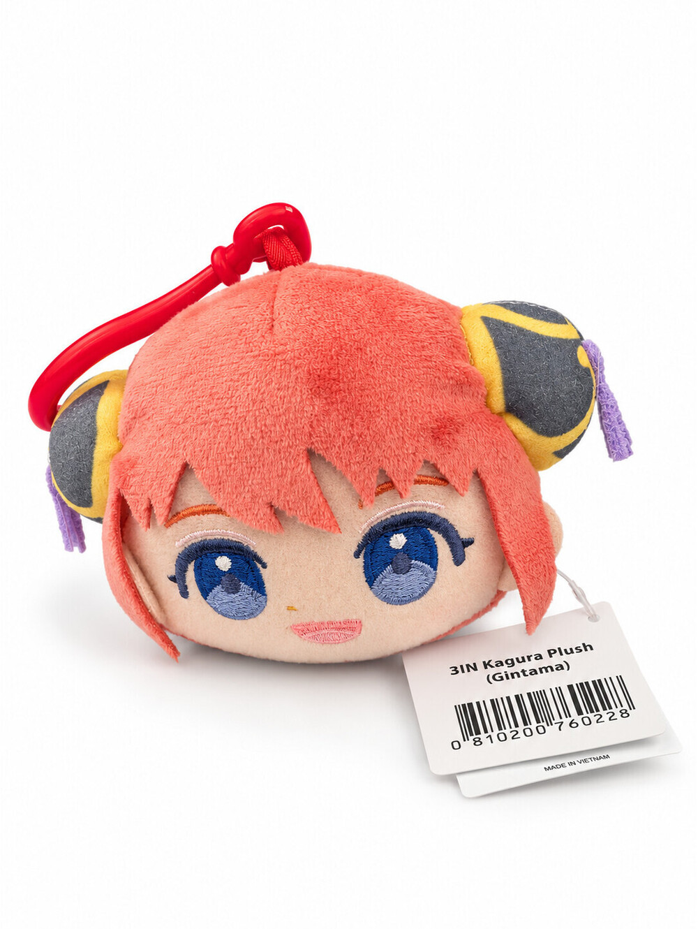 Kagura 3" plush keychain from the Gin tama NEW NWT - Round 1 Exclusive Plush